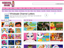 Tablet Screenshot of gamesforgirls247.com